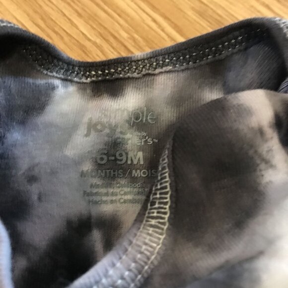 3-Pack Baby Onesies Bundle Long Sleeve Halloween, Fox Print & Tie-Dye 6-9M - Picture 11 of 12